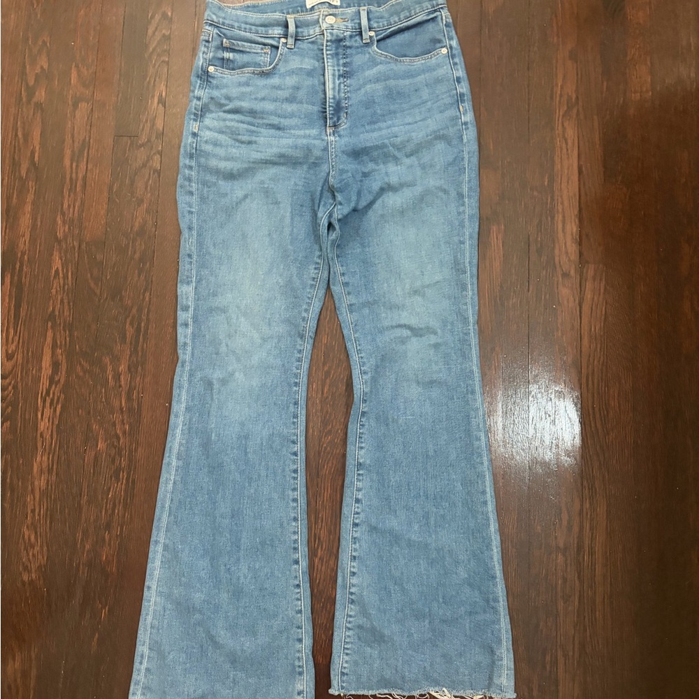 LOFT Light Blue Flare Jeans